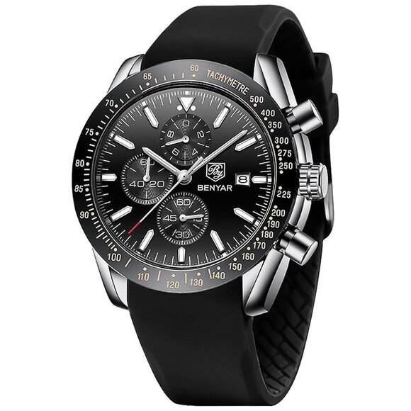 Watch for Men Analog Quartz Chronograph Waterproof Luminous...